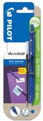 Pilot Golyóstoll PILOT Acroball BeGreen Fine nyomógombos kék + ajándék tollbetét (BAB-15F-L 0.7+BRFV-10F-BT) - robbitairodaszer