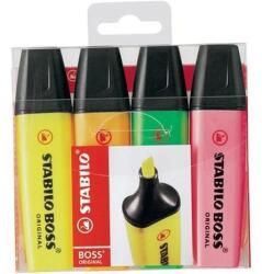 STABILO Szövegkiemelő STABILO Boss 4 darabos (70/4)