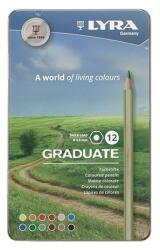 LYRA Színes ceruza LYRA Graduate hatszögletű fémdobozos 12 darabos (2871120) - robbitairodaszer