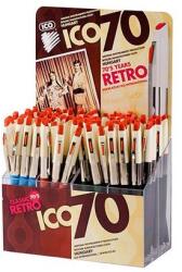 ICO Golyóstoll ICO 70 nyomógombos vegyes tolltest 0, 8mm kék (9010011010) - robbitairodaszer