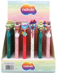 Nebulo Golyóstoll NEBULO nyomógombos 0, 5mm karácsony-3 (DTG-XMAS3-002)