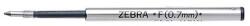 Zebra Tollbetét golyós ZEBRA F 1 mm fém kék (32742)