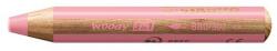 STABILO Színes ceruza STABILO Woody 3in1 hengeres vastag pasztell rózsaszín (880/302) - robbitairodaszer