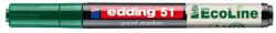 edding Lakkmarker EDDING 51 1-2 mm zöld (7580260003) - robbitairodaszer