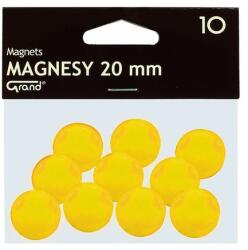 Grand Táblamágnes GRAND 20mm sárga (130-1691)