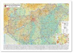 Stiefel Térkép STIEFEL Magyarország autós 70 x 100 cm fémléces (3860FLP) - robbitairodaszer