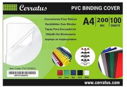 Cerratus Előlap CERRATUS A/4 200 micron átlátszó piros - robbitairodaszer