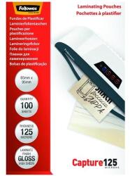 Fellowes Lamináló fólia FELLOWES 65x95 mm 125 mikron fényes 100/csom (5306702) - robbitairodaszer