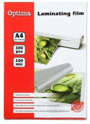 Optima Lamináló fólia OPTIMA A/4 100 mikron fényes 100/csom (20271) - robbitairodaszer