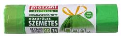Mazzini Szemeteszsák MAZZINI 40L újrahasznosított húzófüles 15 darabos (104145) - robbitairodaszer