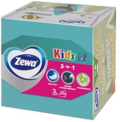 Zewa Papírzsebkendő ZEWA Kids 3 rétegű 60 darabos dobozos (6287/10769) - robbitairodaszer