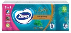 Zewa Papírzsebkendő ZEWA Softis Menthol Breeze 4 rétegű 10x9 darabos (53524) - robbitairodaszer