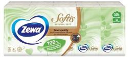 Zewa Papírzsebkendő ZEWA Softis Natural Soft 4 rétegű 10x9 darabos (870033) - robbitairodaszer