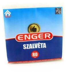 ENGER Szalvéta ENGER kockás 1 rétegű 29x29 cm 80 darabos - robbitairodaszer