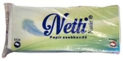 Netti Papírzsebkendő NETTI 100 darabos 3 rétegű Natur - robbitairodaszer