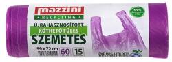 Mazzini Szemeteszsák újrahasznosított MAZZINI 60L köthető füles 15 darabos (104037)