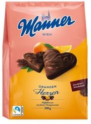 Manner Töltött ostya MANNER szív narancsos 300 g (C52877)