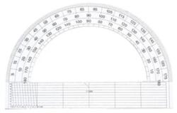  Szögmérő 180 fokos papír (P0011-0590) - robbitairodaszer