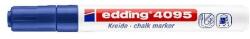 edding Folyékony kréta EDDING 4095 vágott 2-3 mm kék (7580140002) - robbitairodaszer