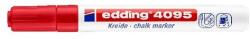 edding Folyékony kréta EDDING 4095 vágott 2-3 mm piros (7580140001) - robbitairodaszer