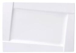 Ambition Lapostányér AMBITION Kubiko téglalap alakú fehér 35, 5x25 cm (61208) - robbitairodaszer