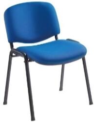  Tárgyalószék 1120 TN C. 06 királykék szövettel fekete lábbal - robbitairodaszer