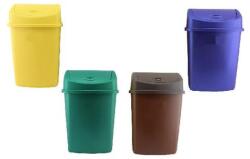 Sterk Plast Szemetes billenő fedeles STERK6 szögletes 55L - robbitairodaszer