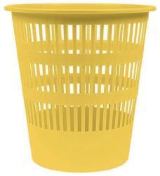 Donau Papírkosár műanyag DONAU Life 12L pasztell sárga (UD307-11) - robbitairodaszer