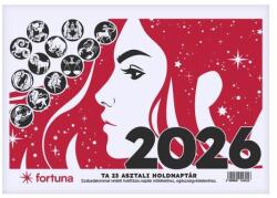 Vectraline Asztali naptár VECTRALINE TA23 álló fehér lapos holdfázissal 2027 (23.02004) - robbitairodaszer
