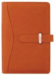 Saturnus Gyűrűs kalendárium SATURNUS M437 fehér lapos világosbarna műbőr 2025 (SM437-007)