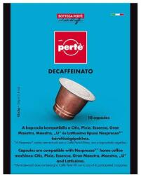 Caffé Perté Kávékapszula CAFFÉ PERTÉ koffeinmentes 100% arabica 10 darab/doboz (NES003) - robbitairodaszer