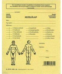 Pátria Nyomtatvány fizikoterápia kezelőlap PÁTRIA 118x150mm (A.3510-148) - robbitairodaszer