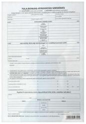 Vectraline Nyomtatvány adásvételi szerződés személygépkocsihoz VECTRALINE A/4 4 példányos - robbitairodaszer