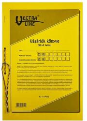 Vectraline Nyomtatvány vásárlók könyve VECTRALINE A/4 25x2 álló GDPR kompatibilis (B11-1/V) - robbitairodaszer