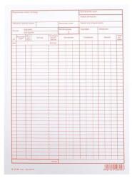  Nyomtatvány raktári nyilvántartó karton A/4 - robbitairodaszer