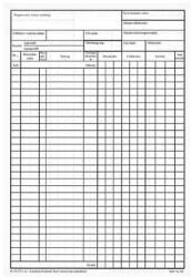  Nyomtatvány készletnyílvántartó füzet 50 lapos A/4 (22385) - robbitairodaszer