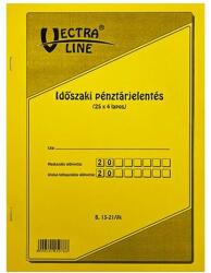 Vectraline Nyomtatvány időszaki pénztárjelentés VECTRALINE A/4 álló 25x4 lapos (B13-21/V) - robbitairodaszer