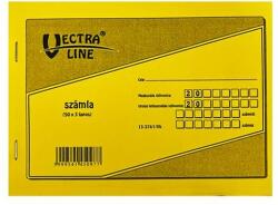 Vectraline Nyomtatvány számlatömb VECTRALINE 50x3 fekvő 1 áfás (B13-374/1/07)
