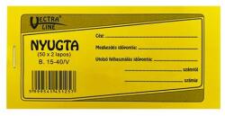 Vectraline Nyomtatvány nyugta VECTRALINE 50x2 lapos 1 soros 20 darabos (B15-40/V/07/CS) - robbitairodaszer