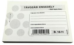  Nyomtatvány távozási engedély 50x2 (22498) - robbitairodaszer