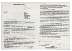  Nyomtatvány munkaszerződés A/3 3 lapos ÚJ - robbitairodaszer