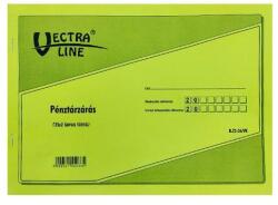 Vectraline Nyomtatvány pénztárzárás VECTRALINE A/4 25x2 lapos fekvő (B22-26/VK)