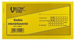 Vectraline Nyomtatvány kiadási pénztárbizonylat VECTRALINE fekvő 25x2 lapos (B318-103/V) - robbitairodaszer