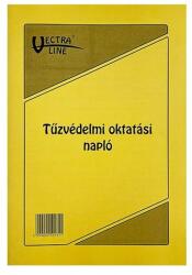 Vectraline Nyomtatvány tűzvédelmi oktatási napló VECTRALINE A/4 (BVALL350) - robbitairodaszer