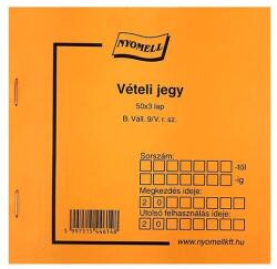  Nyomtatvány vételi jegy 50x3 lapos (22570) - robbitairodaszer
