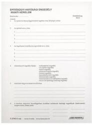 Nyomtatvány építési engedély iránti kérelem dosszié - robbitairodaszer