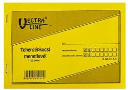 Vectraline Nyomtatvány tehergépjármű menetlevél VECTRALINE A/5 100 lapos (DGJ-21/A/5)