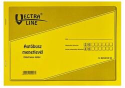 Vectraline Nyomtatvány autóbusz menetlevél VECTRALINE A/4 fekvő 50x2 lapos (DGJ-42/V) - robbitairodaszer