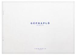  Nyomtatvány gépnapló fekvő A/4 50x2 példányos - robbitairodaszer