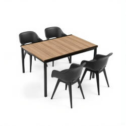 Keter Flora 4+1 kerti bútor garnitúra szett kőris-grafit 260567_238360_4